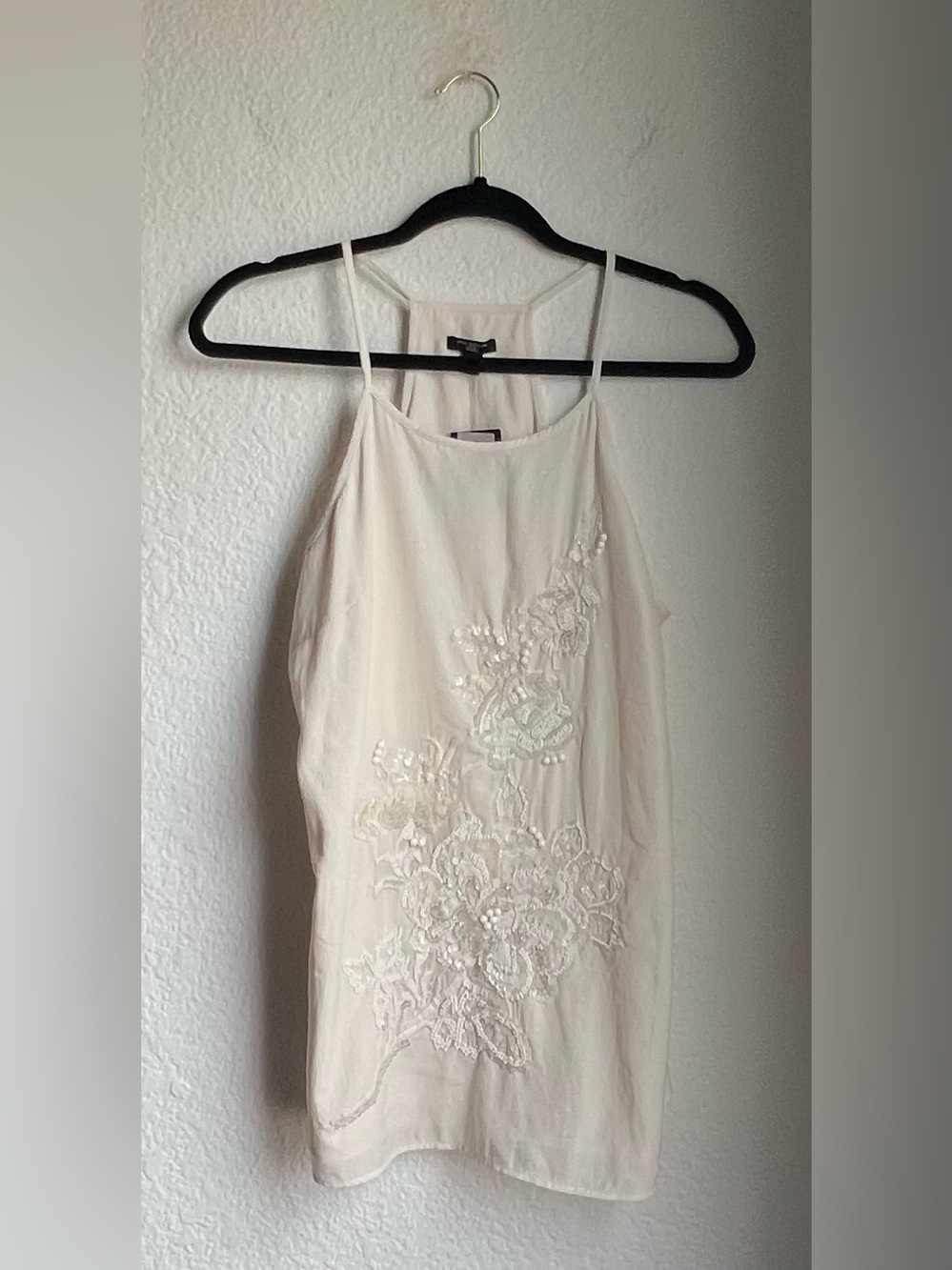 Ann Taylor Petite Embroidered Beaded Top